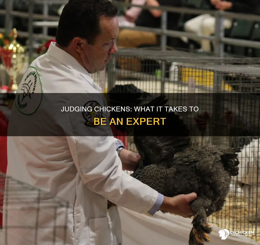 what does it take to be a chicken judge