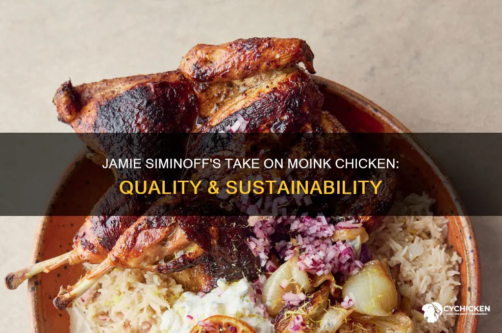 what does jamie siminoff say about moink chicken