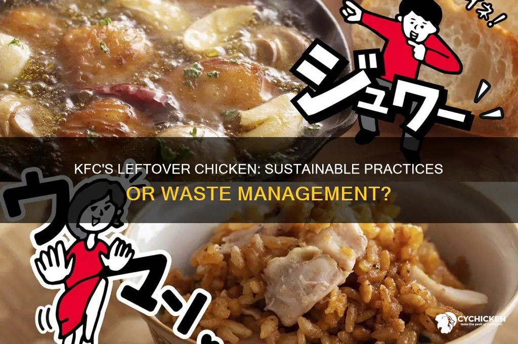 what does kfc do with left over chicken