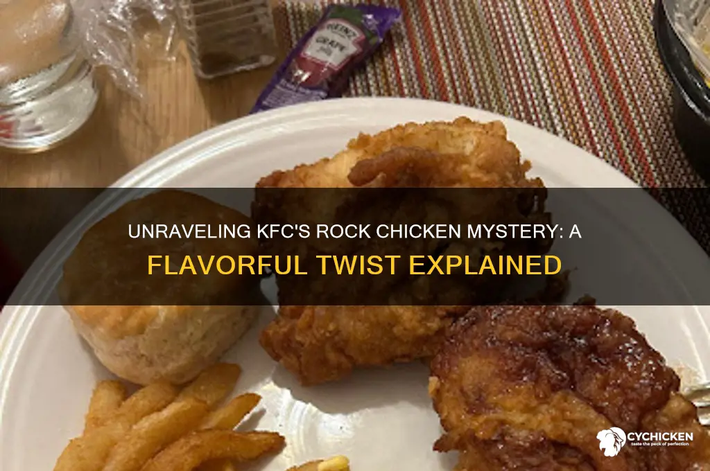 what does kfc mean by rock chicke