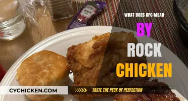 KFC's Rock Chicken: Decoding the Meaning Behind the Menu Item