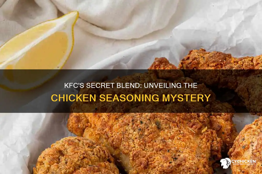 what does kfc season their chicken with