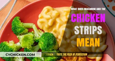Decoding the Meaning: Macaroni and Chicken Strips Explained