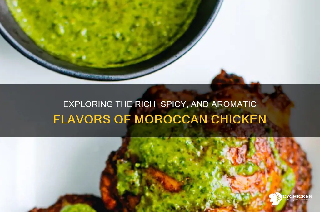 what does moroccan chicken taste like