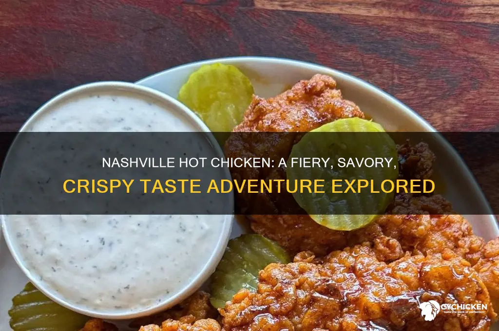 what does nashville hot chicken taste like