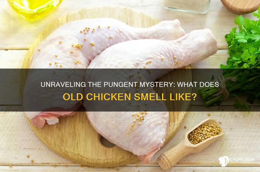 what does old chicken smell like