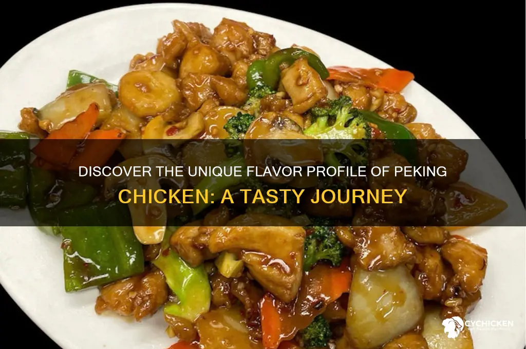 what does peking chicken taste like