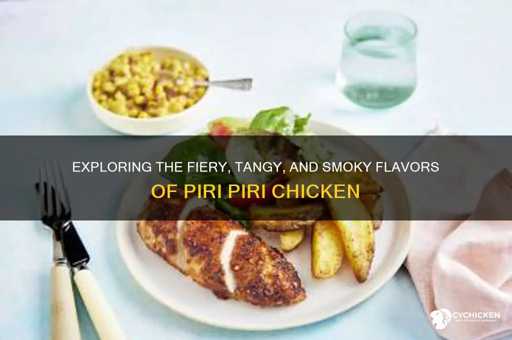 what does piri piri chicken taste like