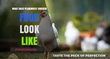 Plain White Chicken Food: Appearance, Texture, and Nutritional Value Explained