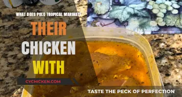 Polo Tropical's Chicken Marinade: Unveiling the Secret Flavor Ingredients