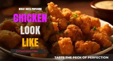 Crispy, Bite-Sized Popcorn Chicken: Visual Guide to Its Appearance