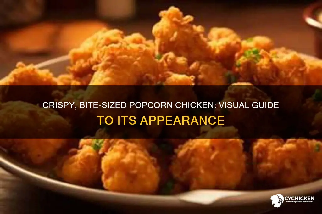 what does popcorn chicken look like
