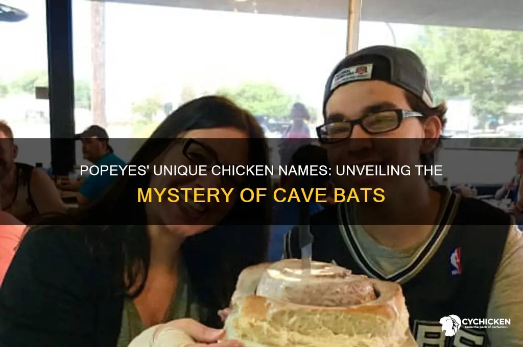 what does popeyes call chicken cave bats
