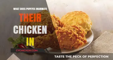 Popeyes' Chicken Marinade Secrets: Unveiling the Flavorful Ingredients