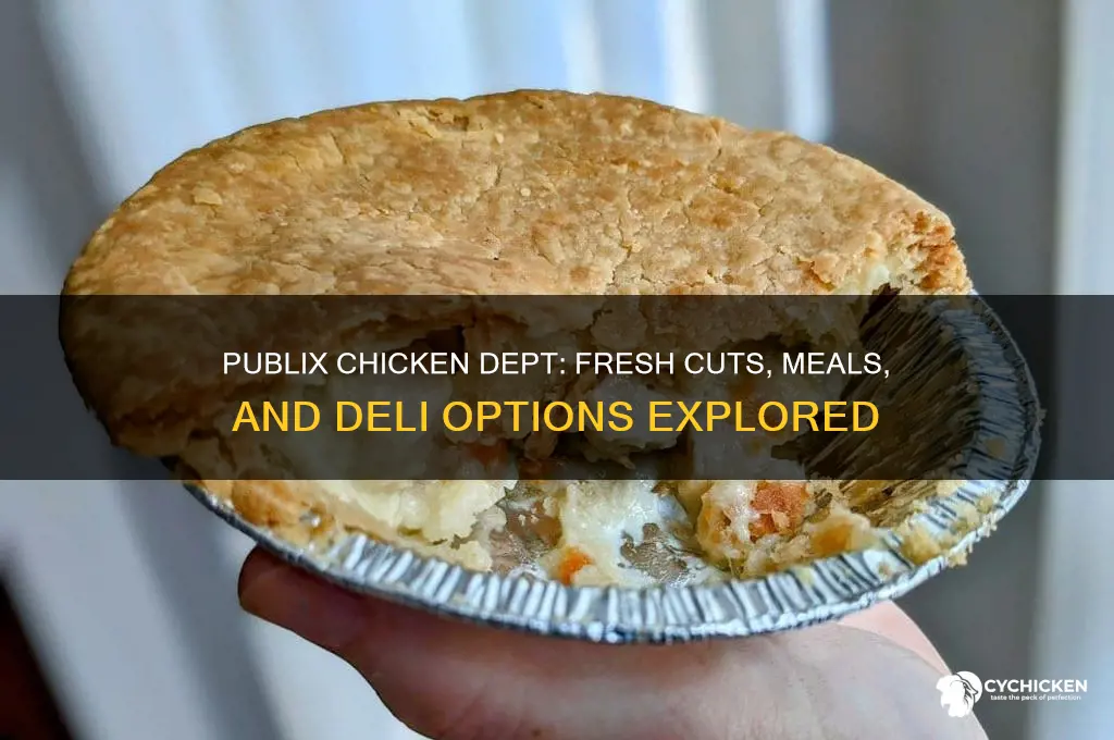 what does publix have in the chicken dept