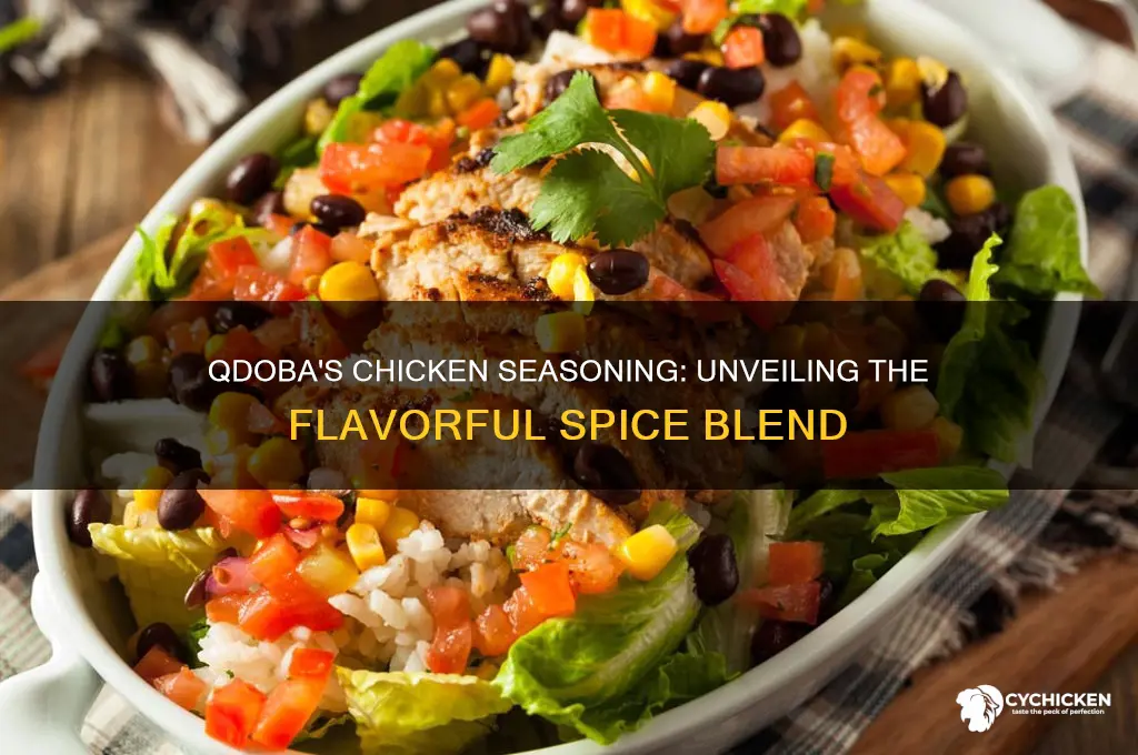 what does qdoba season their chicken with