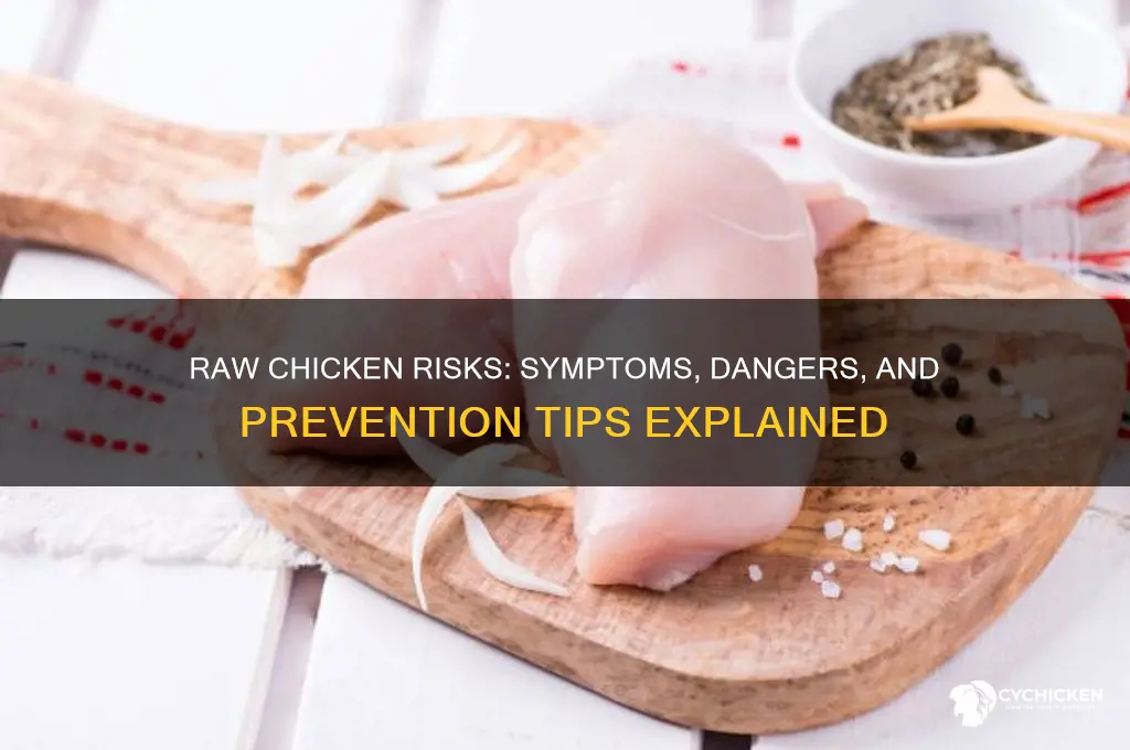 what does raw chicken do to you