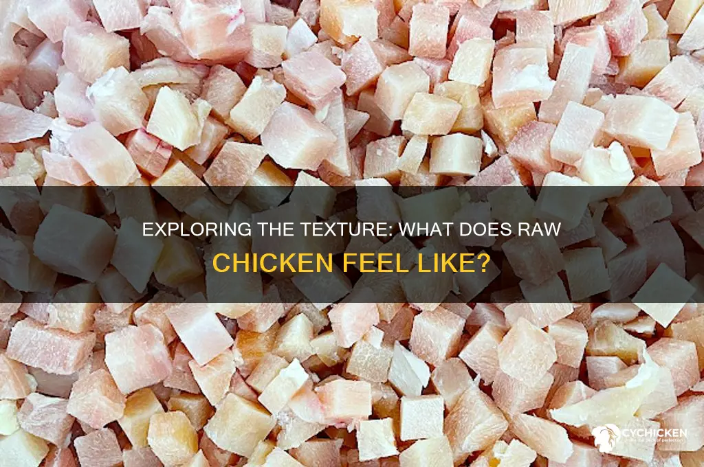 what does raw chicken feel like