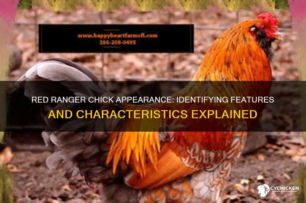 what does red ranger chicks look like