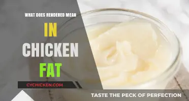 Understanding Rendered Chicken Fat: Definition, Process, and Culinary Uses