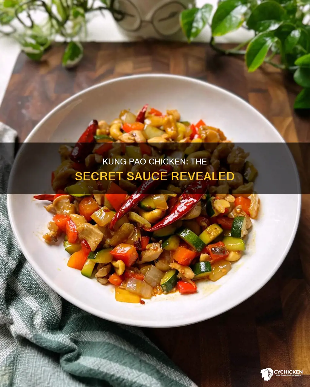 what does restaurant kung pao chicken have in it
