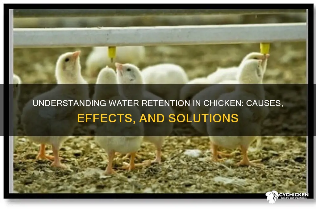 what does retain water mean in chicken