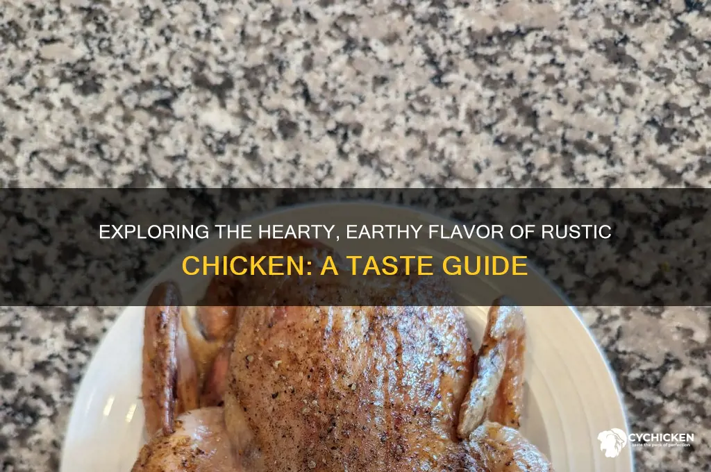 what does rustic chicken taste like