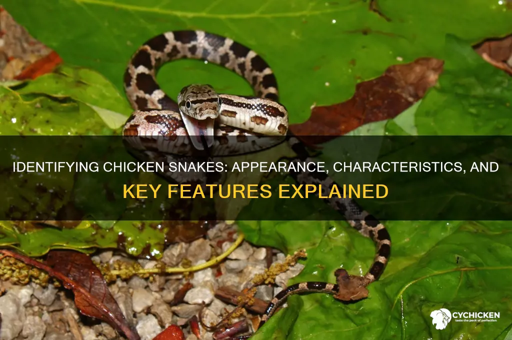 what does s chicken snake look like