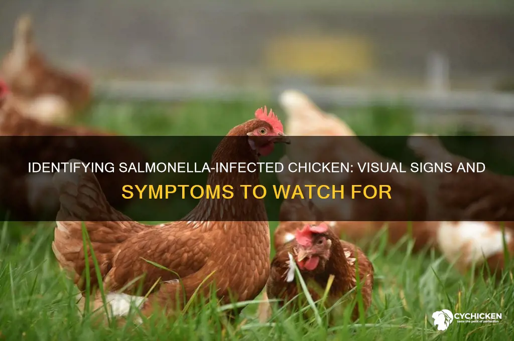 what does salmonella chicken look like