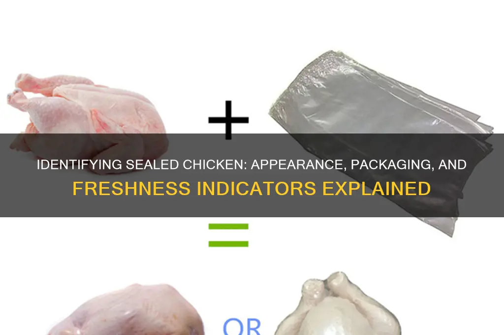 what does sealed chicken look like