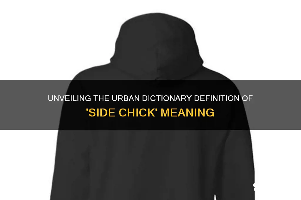 what does side chick mean urban dictionary