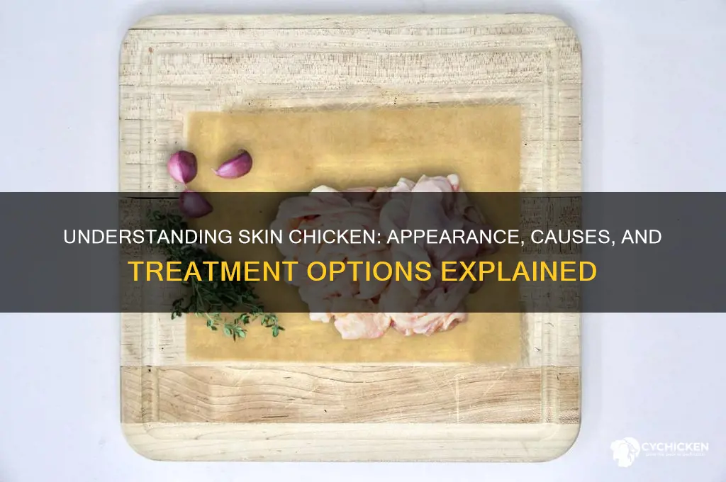 what does skin chicken look like