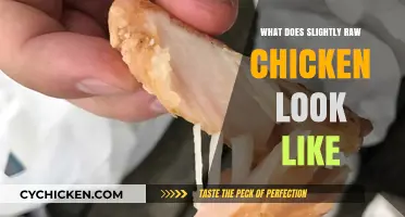Identifying Slightly Raw Chicken: Visual Signs and Safety Tips