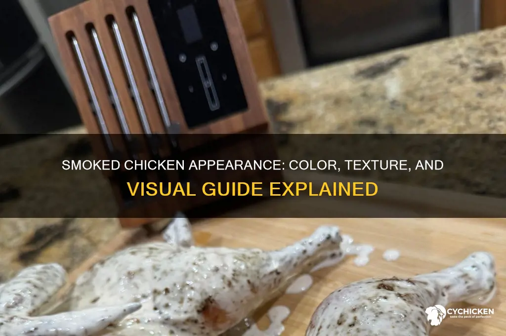 what does smoked chicken look like