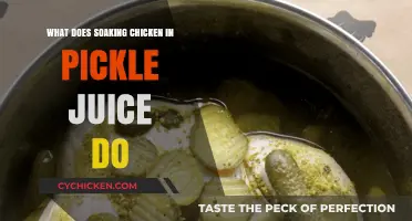 Pickle Juice Soak: Enhancing Chicken's Flavor, Texture, and Tenderness