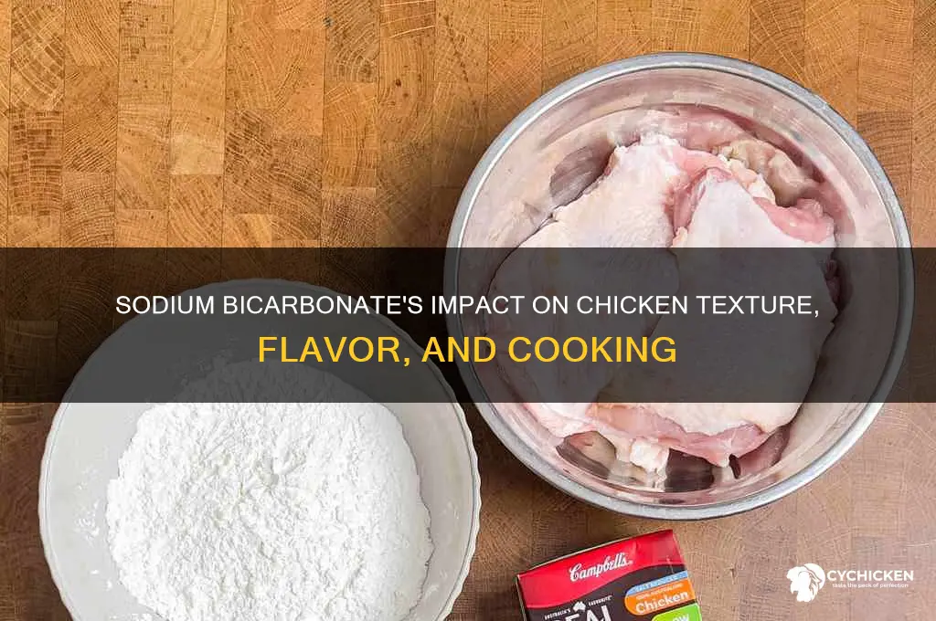 what does sodium bicarbonate do to chicken