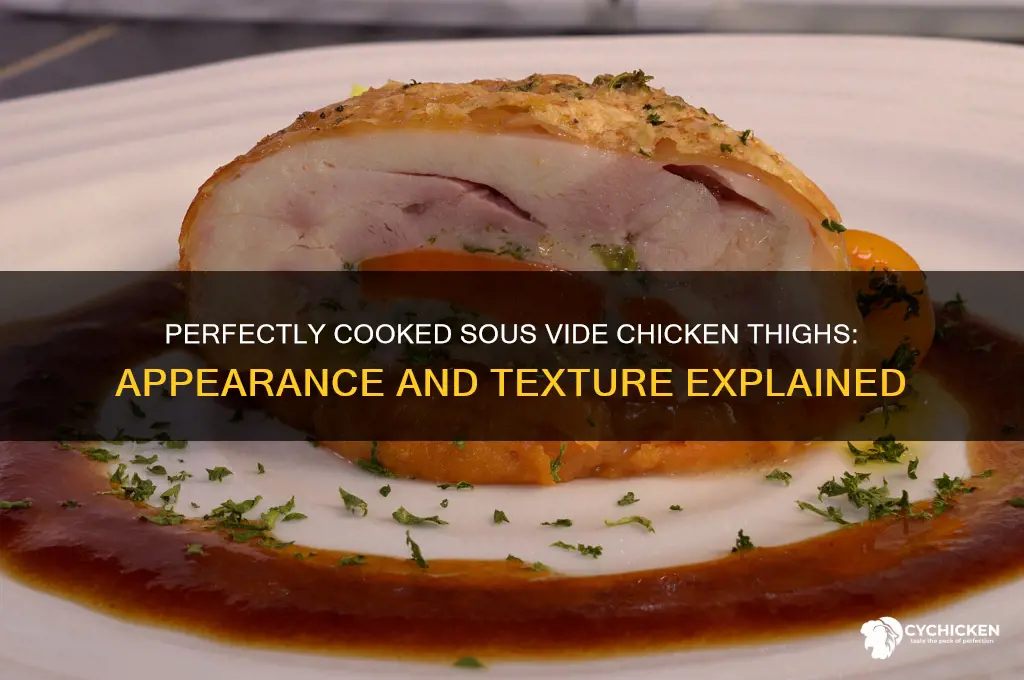what does sous vide chicken thighs look like