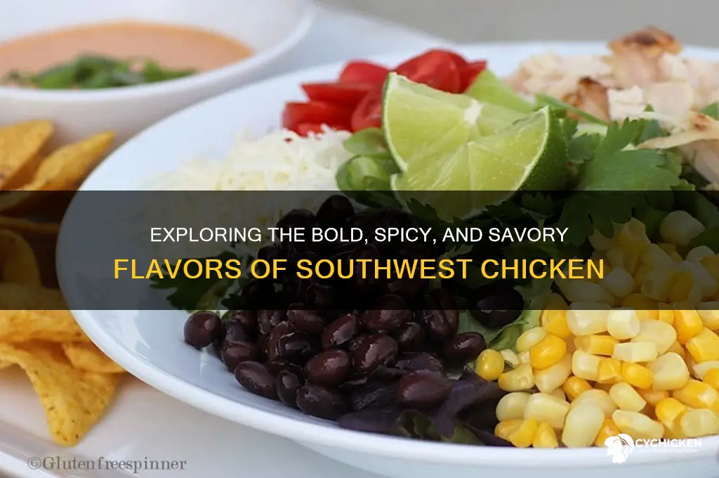 what does southwest chicken taste like