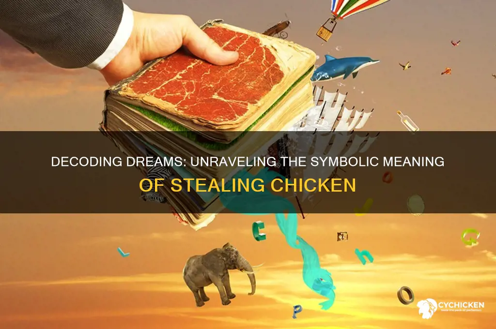 what does stealing chicken mean in a dream