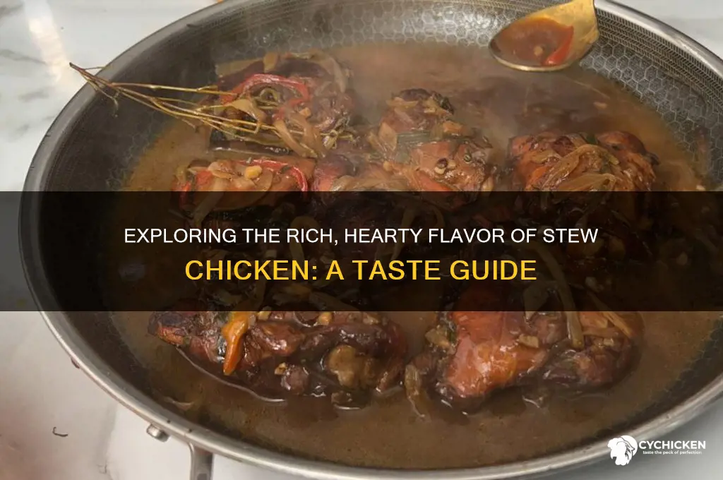 what does stew chicken taste like