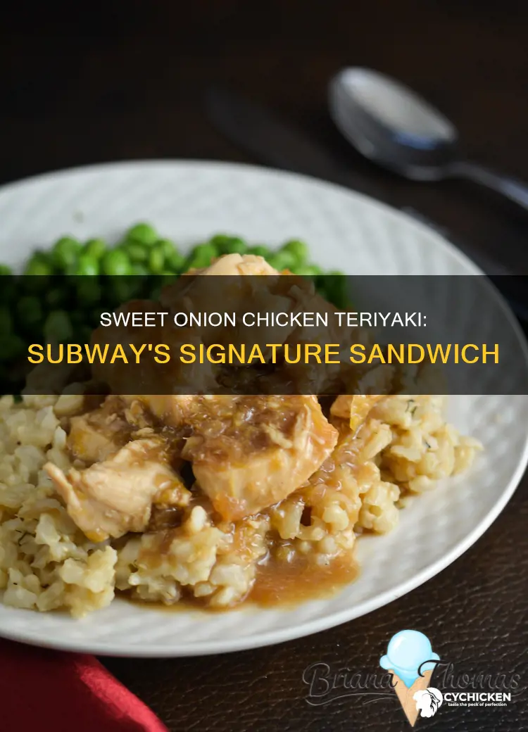 what does subway recommend on sweet onion chicken teriyaki