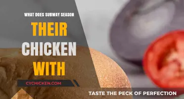 Subway's Chicken Seasoning: Uncovering the Secret Blend of Flavors