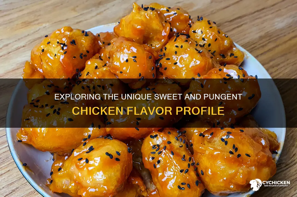 what does sweet and pungent chicken taste like