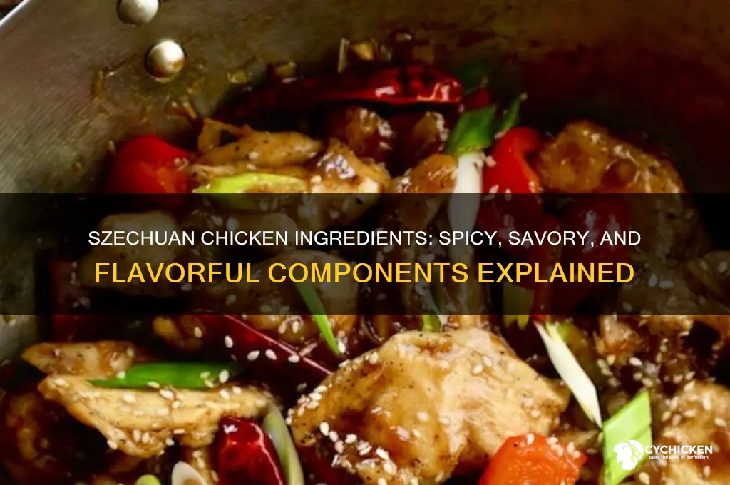 what does szechuan chicken have in it