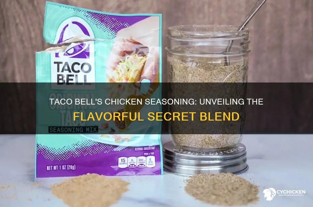 what does taco bell season their chicken with