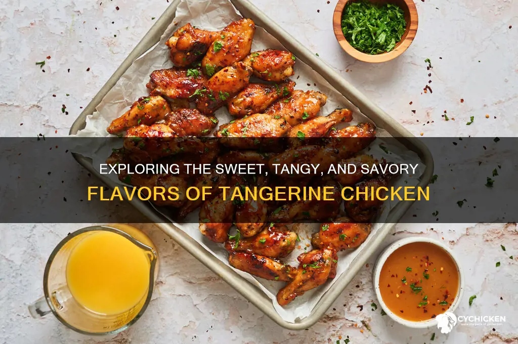 what does tangerine chicken taste like