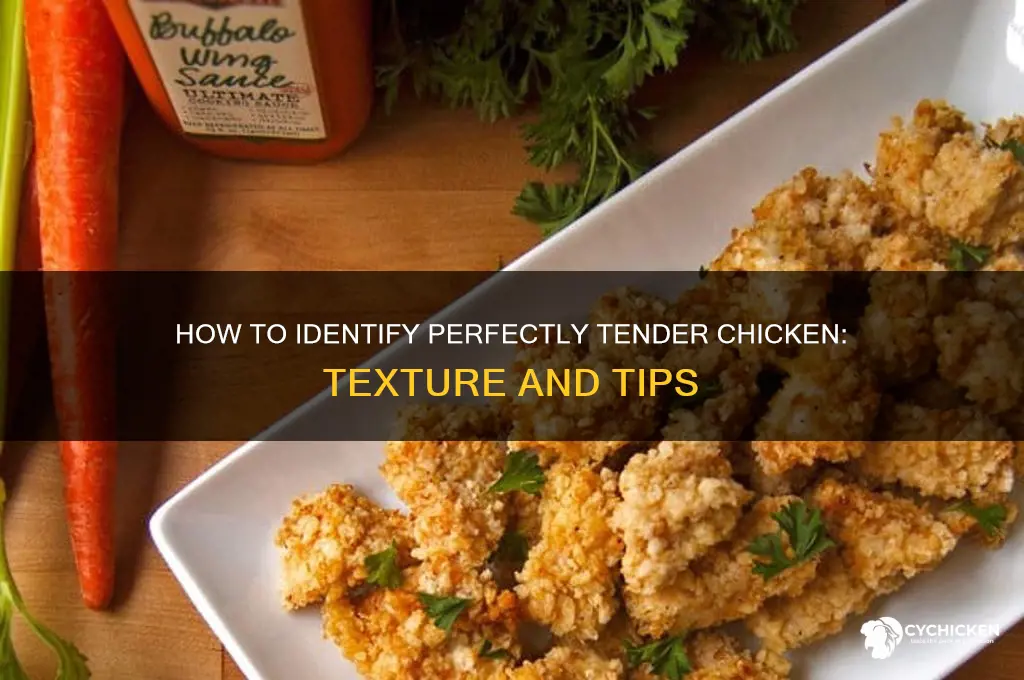 what does tender chicken feel like