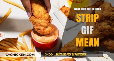 Decoding the Chicken Strip GIF: Its Meaning and Viral Appeal