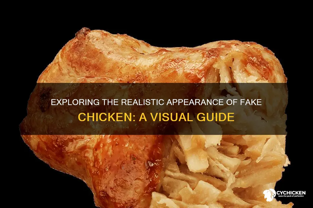 what does the fake chicken look like
