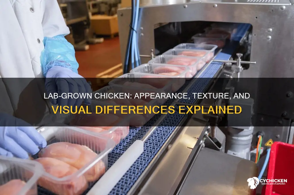 what does the lab grown chicken look like